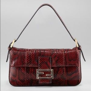 Fendi Python Baguette - like new